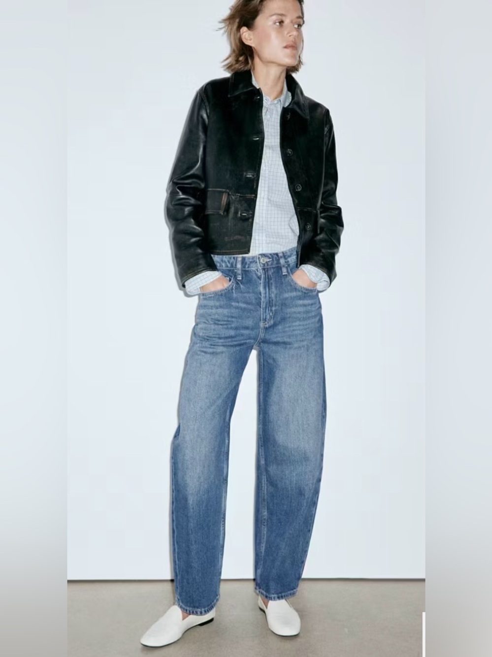 Mango Midrise Balloon Jean